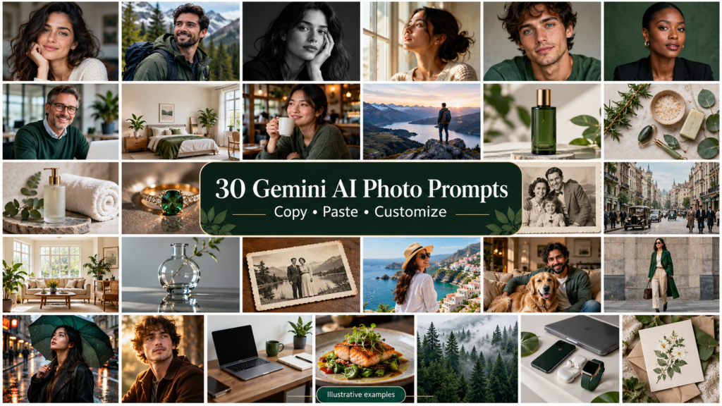 Gemini AI Photo Prompt Copy Paste: 30 Creative Prompts